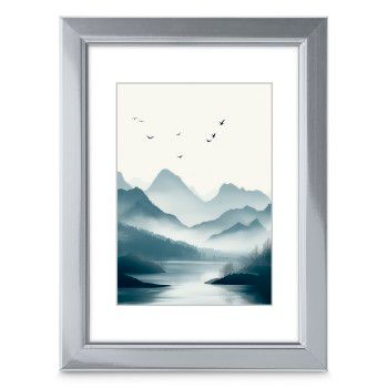 Hama Kunststoffrahmen "Chill", Silber, 15 x 20 cm