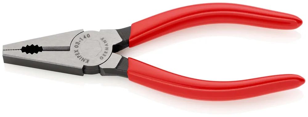KNIPEX Kombizange mit Kunststoff überzogen schwarz atramentiert 140 mm