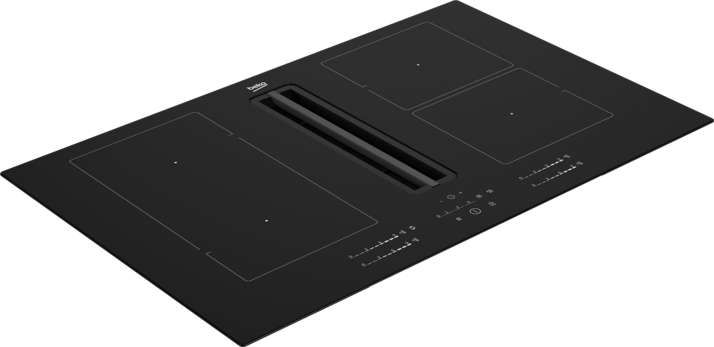 Beko HIXI 84700 UF Induktionskochfeld mit Muldenlüfter - 80cm