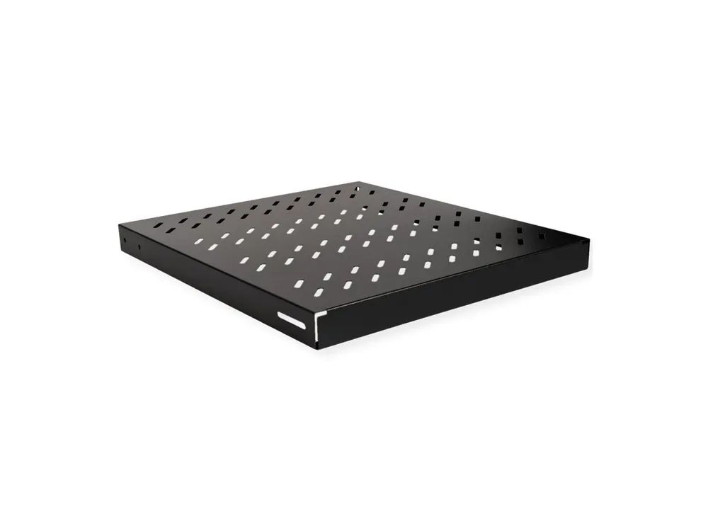ROLINE Rack - Regal - 500 mm tief, Tragfähigkeit 50 kg - RAL 9005, Jet Black - 1U - 48.3 cm (19")