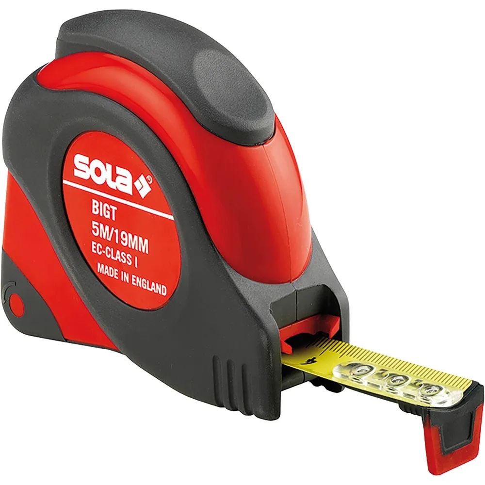 SOLA Rollbandmaß BIG-T 5 m EG-Prüfzeichen Genauigkeit I