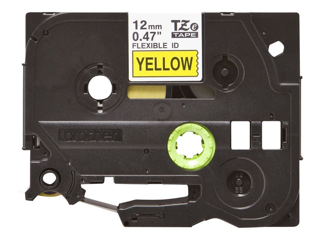 Brother TZe-FX631 - Schwarz auf Gelb - Rolle (1,2 cm x 8 m)