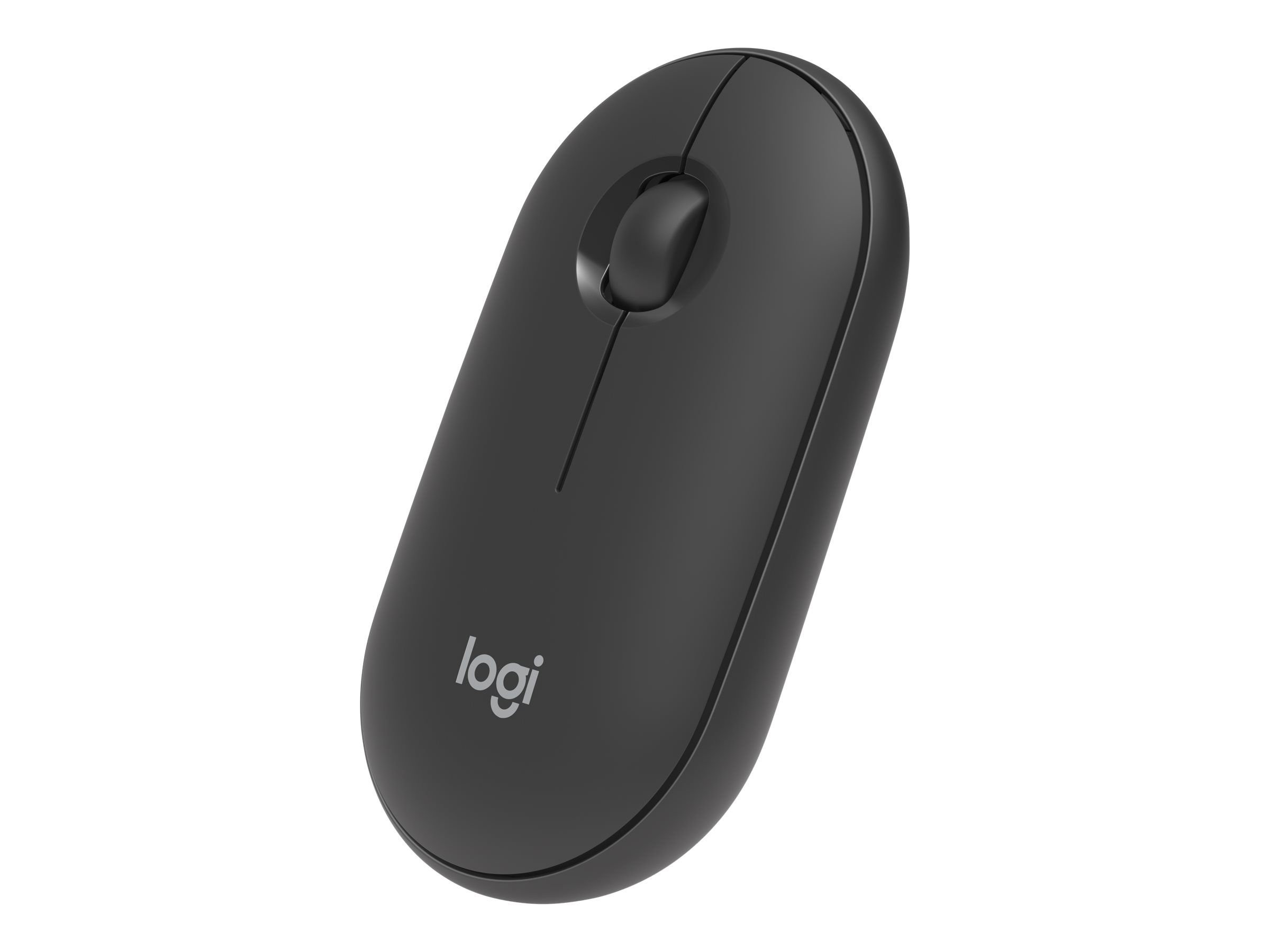Logitech Pebble M350 - Maus - optisch - 3 Tasten - kabellos - Bluetooth, 2.4 GHz - kabelloser Empfänger (USB)