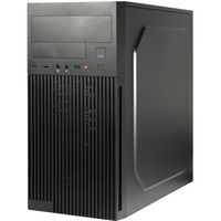 Inter-Tech h Geh IT-6521 black Micro-Tower 2xUSB 3.2 Gen 1 - Tower - ATX