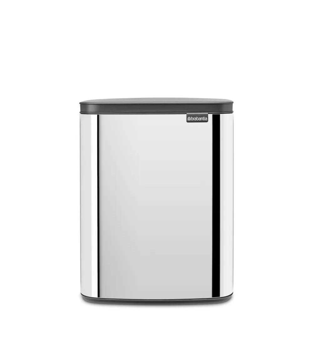 Brabantia Bo Mülleimer, 12L - Brilliant Steel