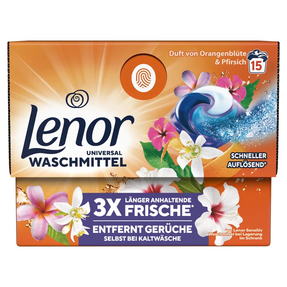 Lenor All-in-1 Pods Orangenblüte & Pfirsich 