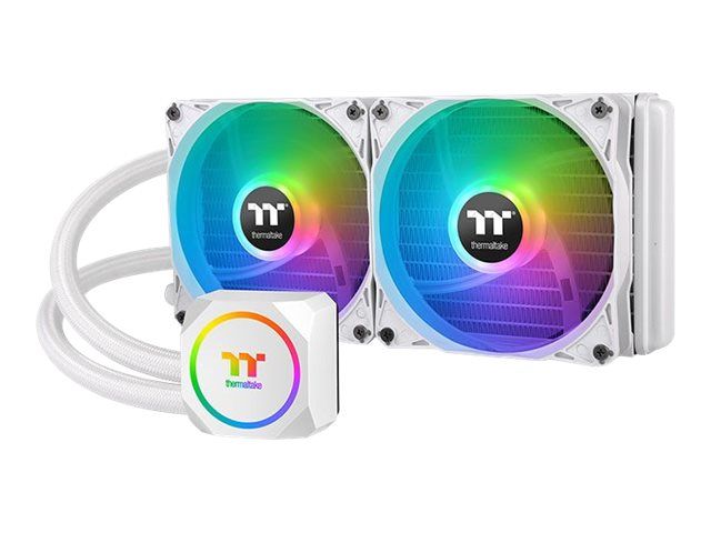 Thermaltake TH240 ARGB Sync - Snow Edition - Prozessor-Flüssigkeitskühlsystem - (für: LGA1156, AM2, AM2+, LGA1366, AM3, LGA1155, AM3+, LGA2011, FM1, FM2, LGA1150, LGA2011-3, LGA1151, AM4, LGA2066, LGA1200)