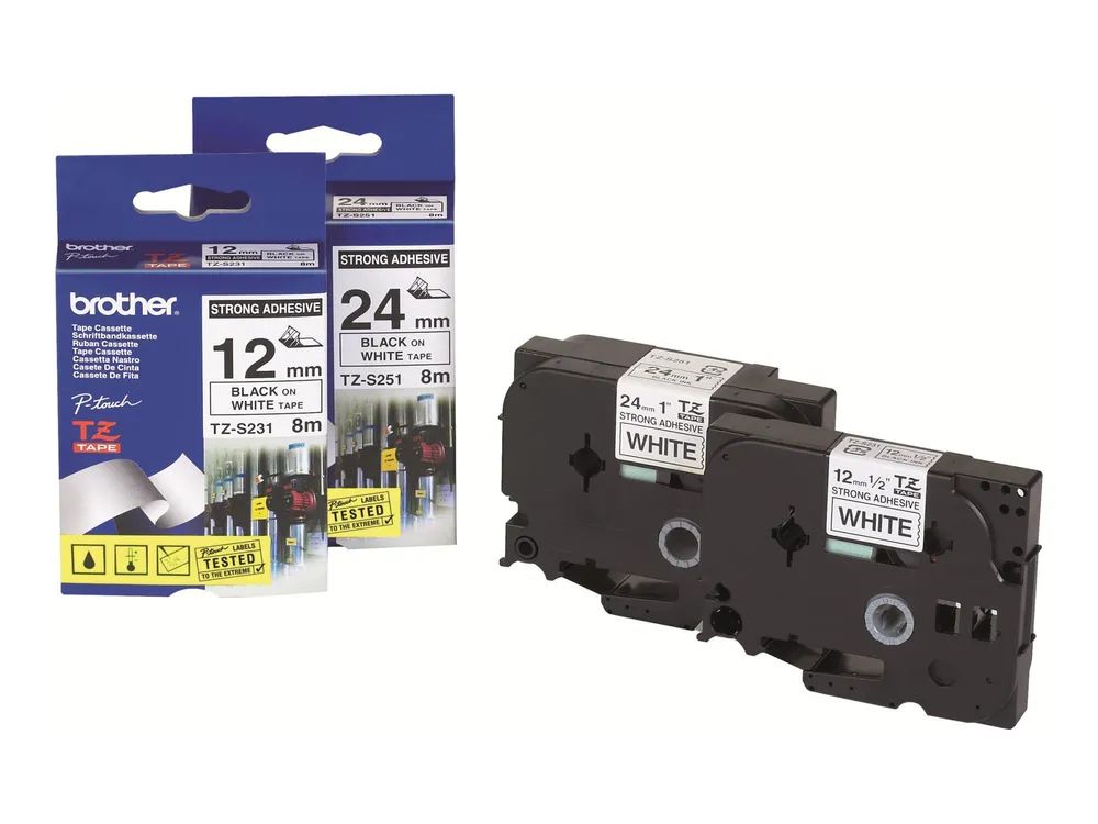 Brother Strong Adhesive - Weiß - Rolle (1,2 cm
