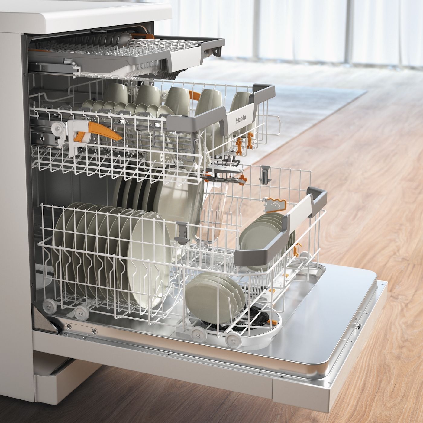 Miele Geschirrspülautomat G 7130 SC Standgerät/brillantweiss