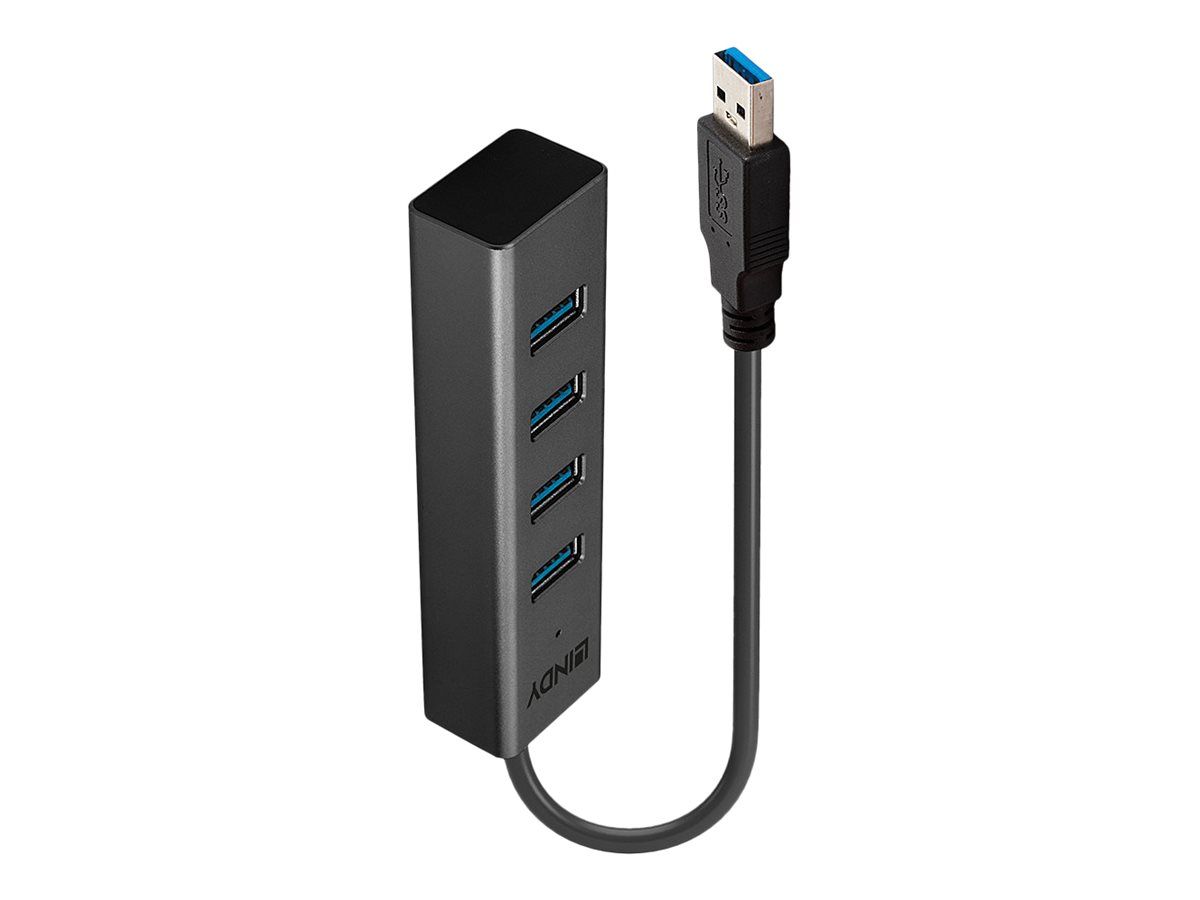 Lindy Hub - 4 x USB 3.2 Gen 1 - Desktop