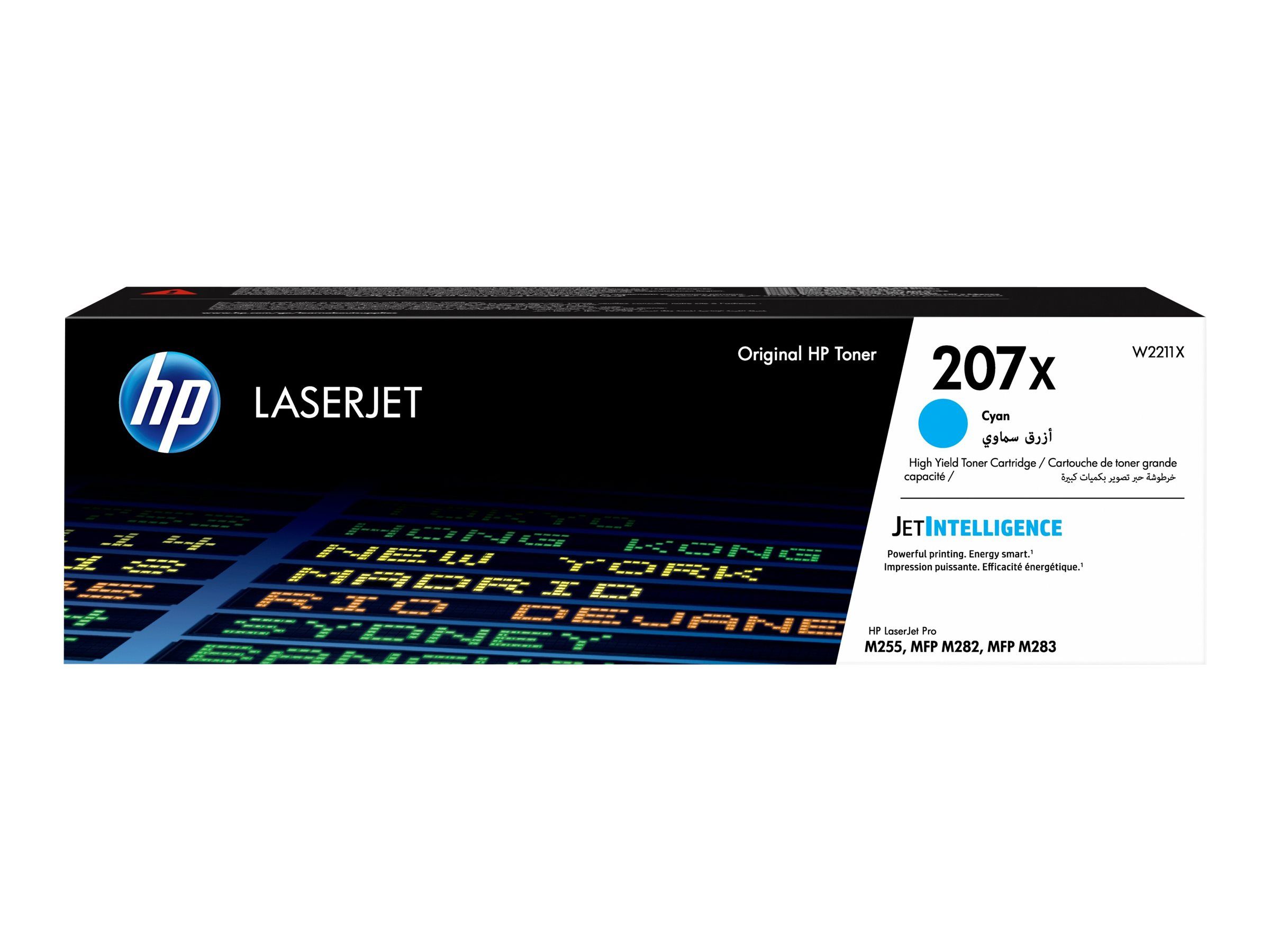 HP 207X - Hohe Ergiebigkeit - Cyan - original - LaserJet - Tonerpatrone (W2211X)