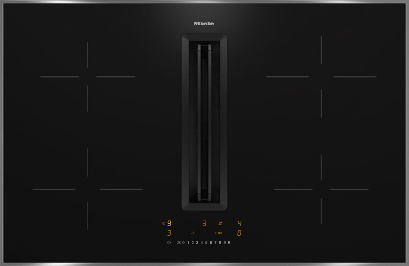 Miele Induktionskochfeld mit integr. Wrasenabzug KMDA 7272 FR-A