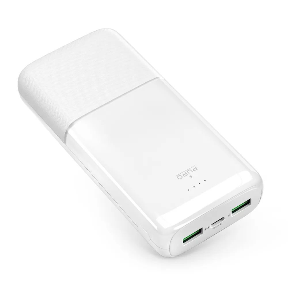 PURO Powerbank 20W PD, 20.000 mAh, 2x USB-A und 1x USB-C PD