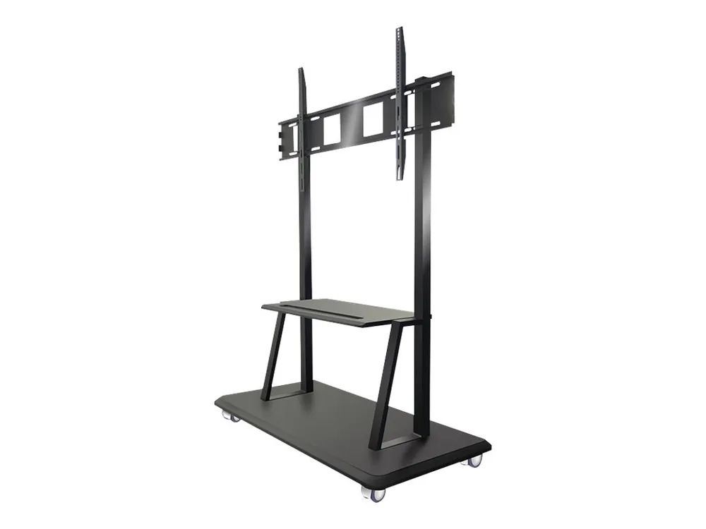 Techly Wagen - für Flachbildschirm - Schwarz (55"-120")