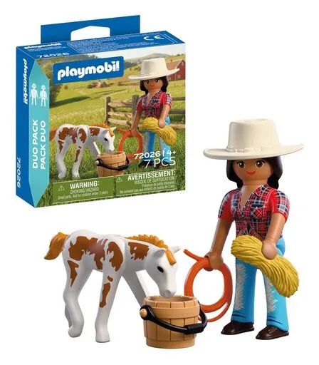 Playmobil DuoPack Reiterin mit Fohlen