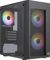 AEROCOOL ADVANCED TECHNOLOGIES Aerocool Hexform - Mini Tower - PC - Schwarz - micro ATX - Mini-ITX - ABS - SPCC - Rücken - Vorderseite