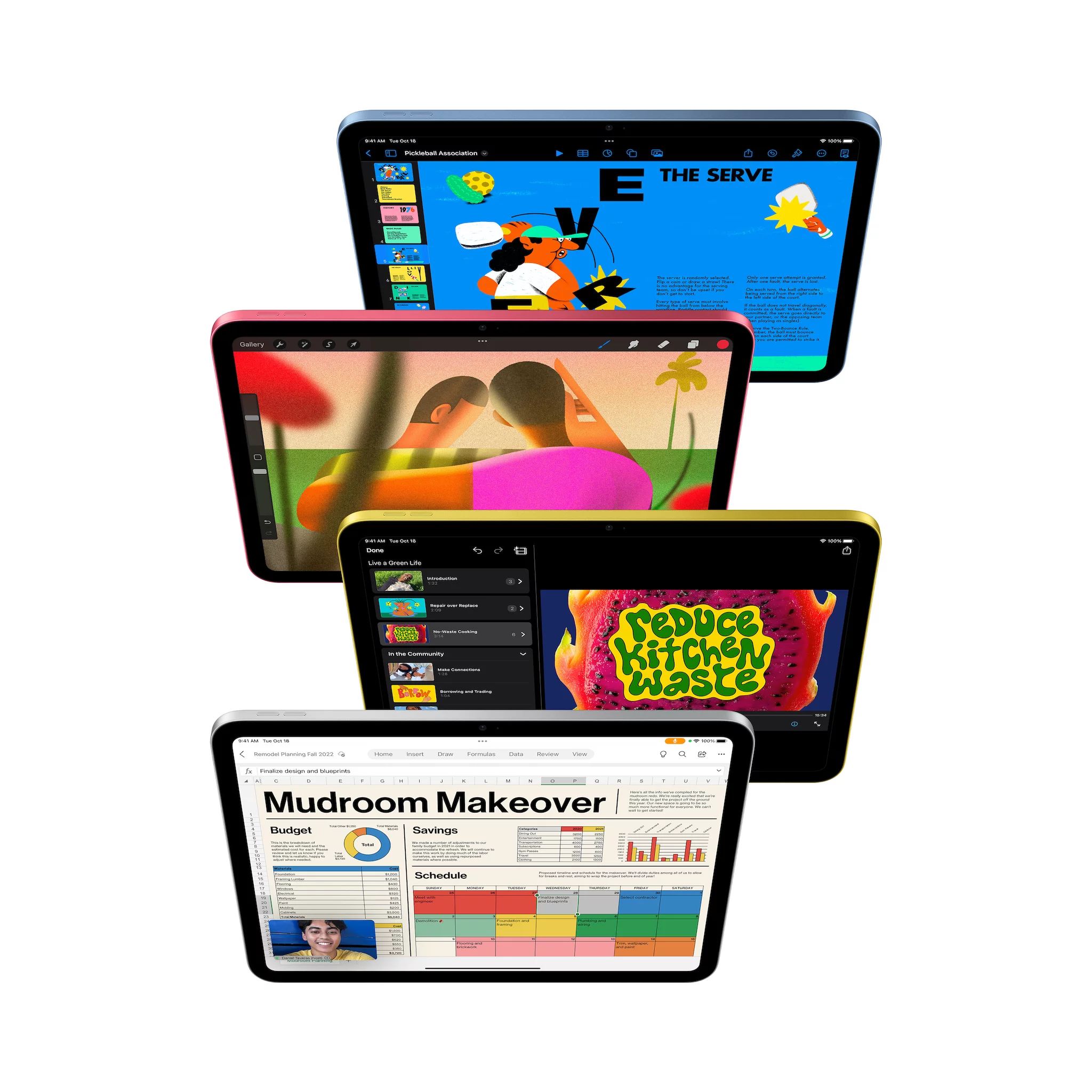 Apple 10.9-inch iPad Wi-Fi - 10. Generation - Tablet - 64 GB - 27.7 cm (10.9")