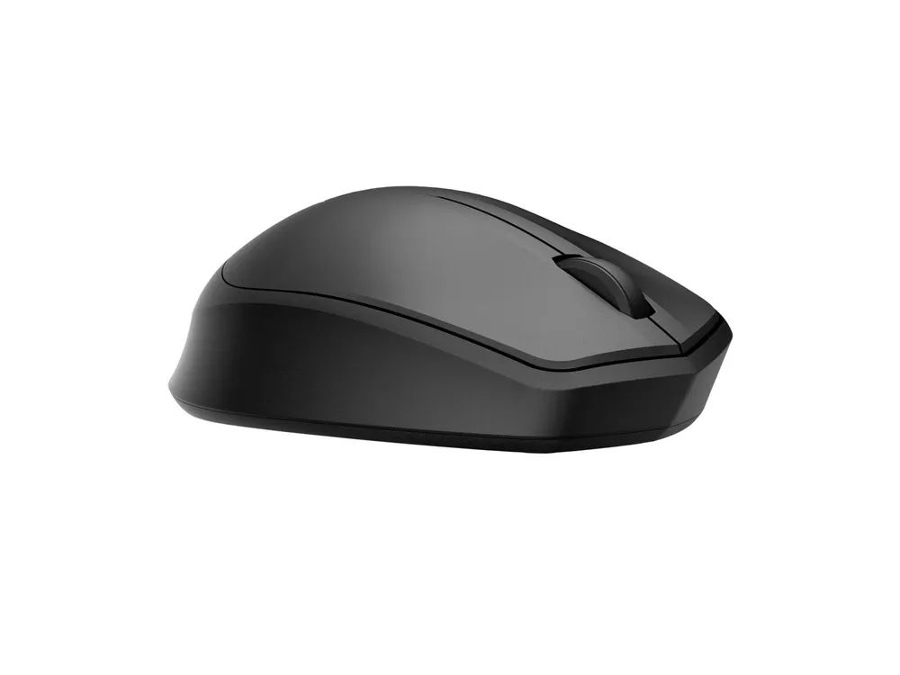 HP 285 Silent - Maus - ergonomisch - optisch - kabellos - 2.4 GHz - kabelloser Empfänger (USB)