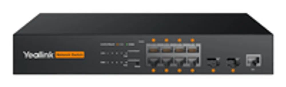 Yealink RCH80 - L2+Web Managed PoE+ Switch - Zubehör Netzwerk - Power over Ethernet