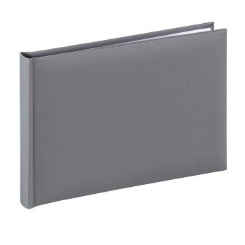 Hama Buch-Album "Fine Art", 24x17 cm, 36 weiße Seiten, Grau