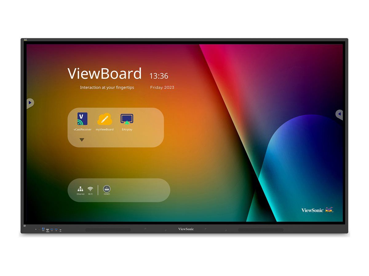 ViewSonic ViewBoard IFP6534 - 165 cm (65") Diagonalklasse IFP34 Series LCD-Display mit LED-Hintergrundbeleuchtung - interaktiv - mit Touchscreen (Multi-Touch)