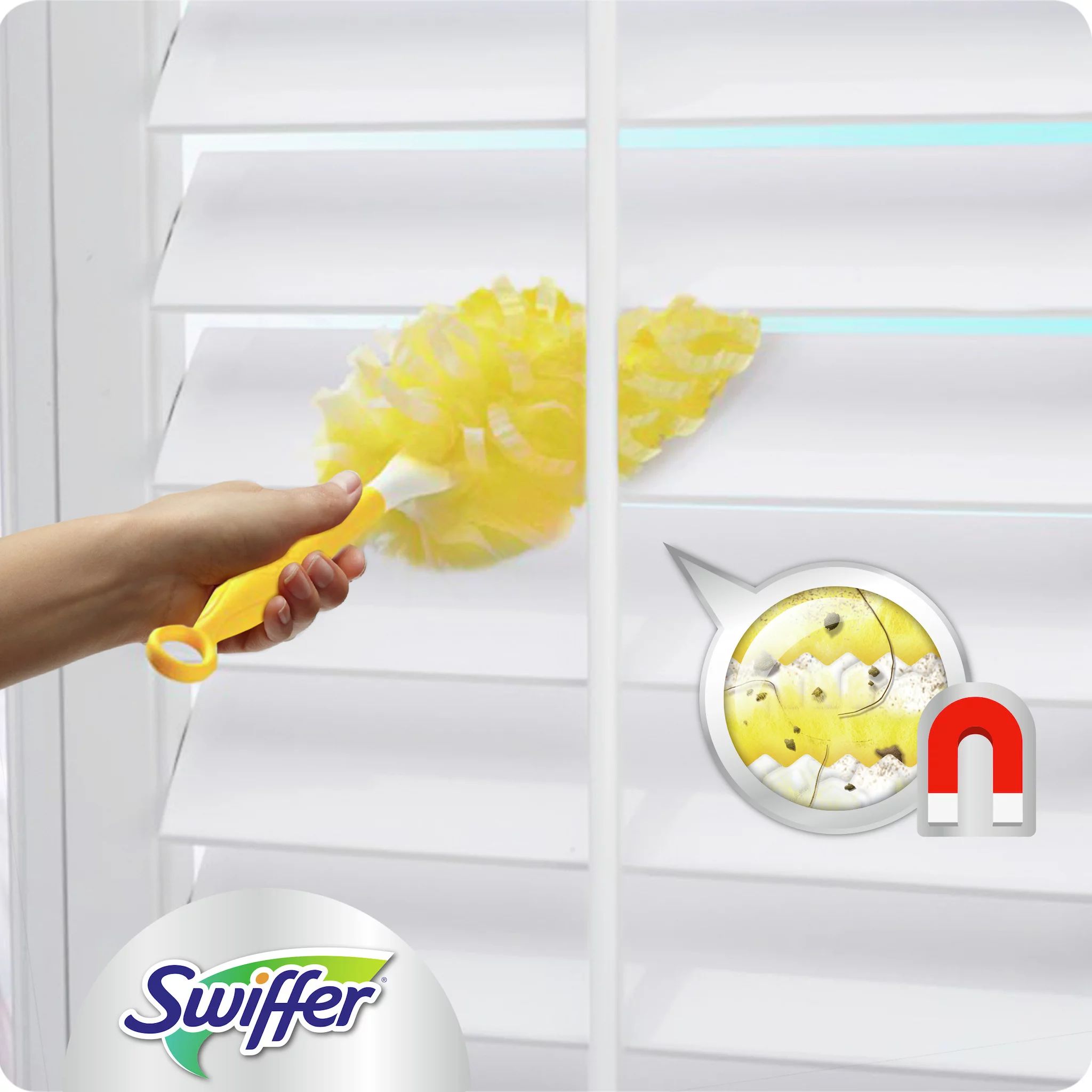 Swiffer Staubmagnet 360° XXL Starterkit + 1 Tuch (Hängevorrichtung)
