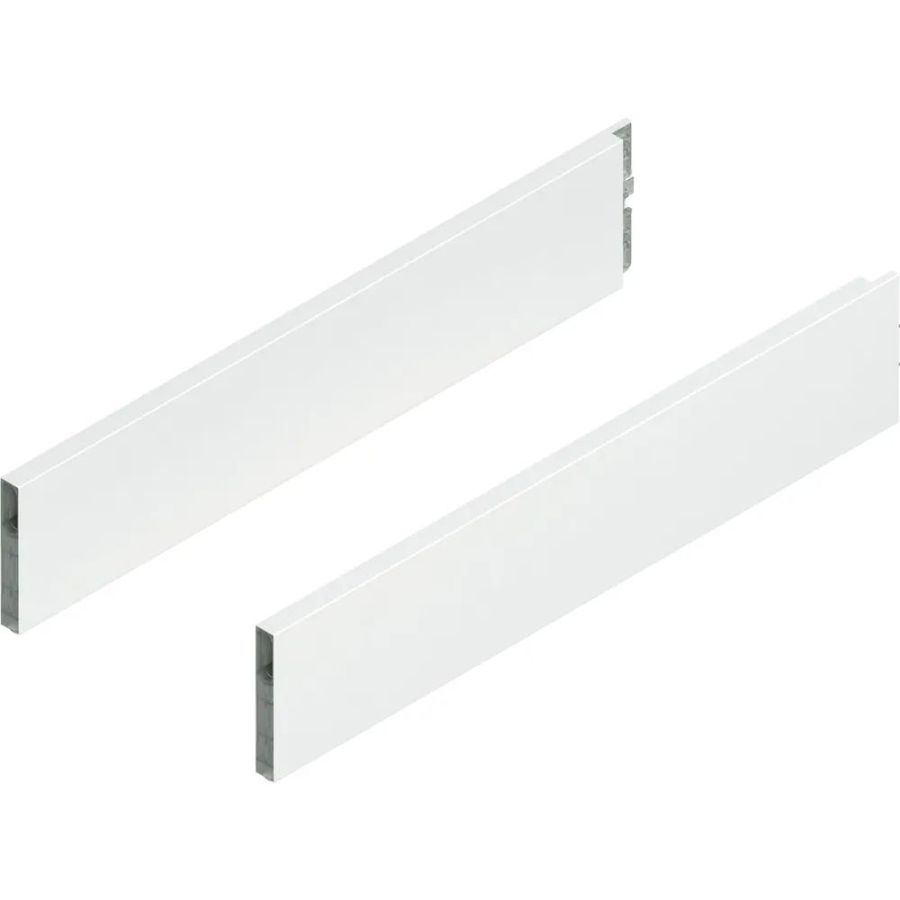 BLUM MERIVOBOX Boxcap Höhe E, NL 500, Seidenweiß-matt