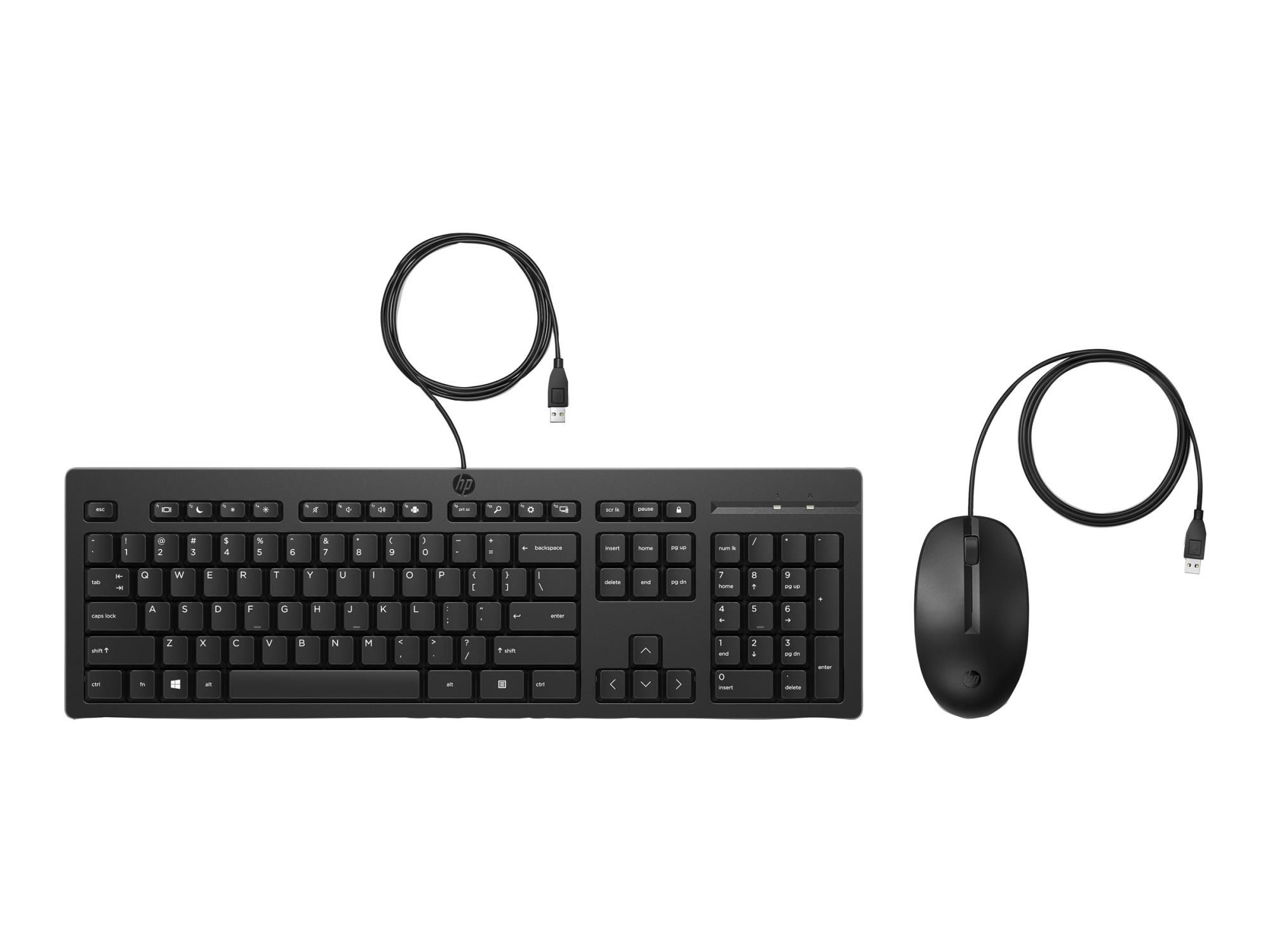 HP 225 - Tastatur-und-Maus-Set - 100% - full