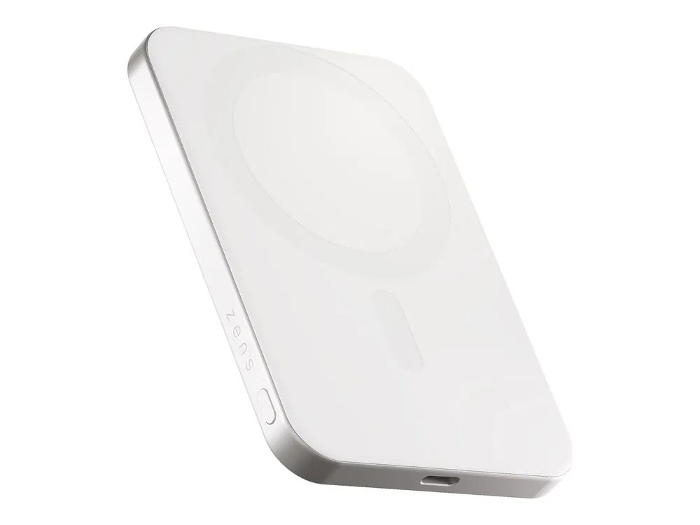 Zens Pro 1 - Induktive Power Bank - dünn - 5000 - weiß