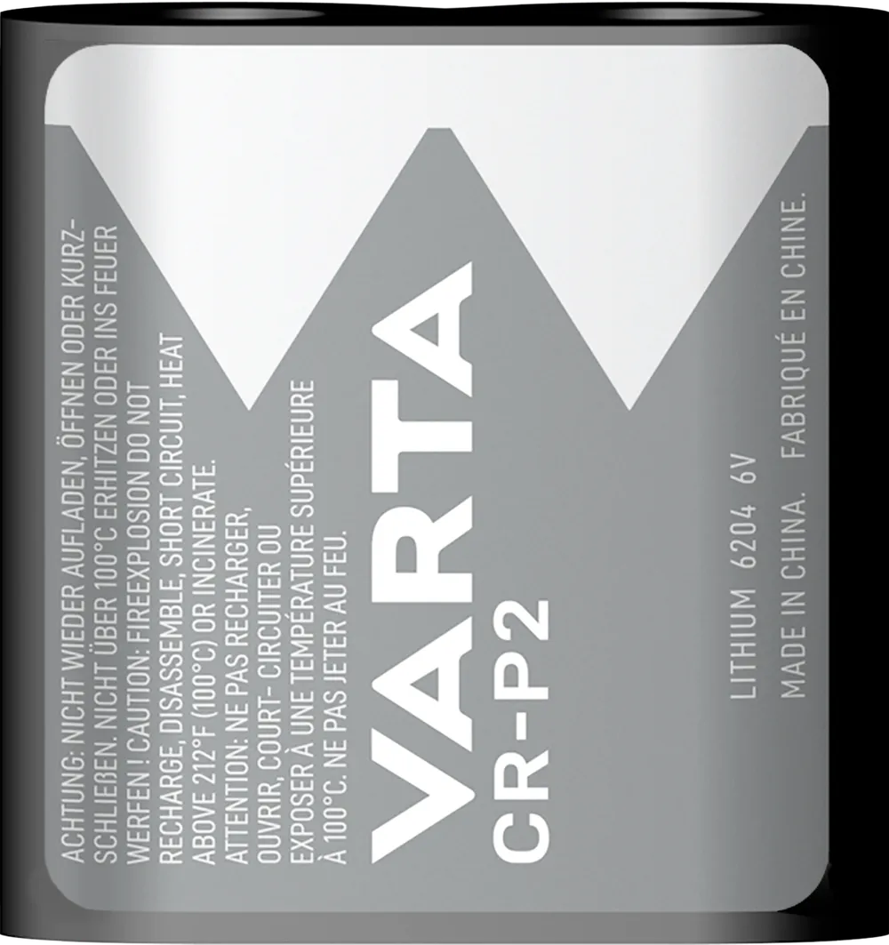 VARTA LITHIUM Cylindrical CR-P2 Blister 1
