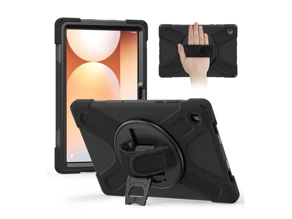 4smarts GRIP - Schutzhülle für Tablet - widerstandsfähig - Polycarbonat, Thermoplastisches Polyurethan (TPU)