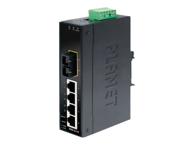 Planet ISW-511T - Switch - 4 x 10/100 + 1 x 100Base-FX