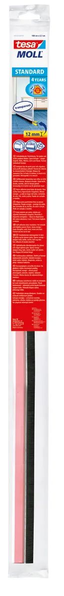 tesa® Bürstendichtung Standard transparent, Innentüren/Schiebetüren