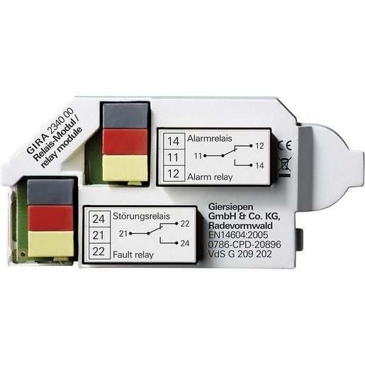 Gira RELAISMODUL DUAL-RAUCHWARNMELD / GIRA 234000