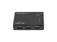 Lanberg SWV-HDMI-0003 - HDMI - 2.0b - Schwarz - Acrylnitril-Butadien-Styrol (ABS) - 60 Hz - 3 m