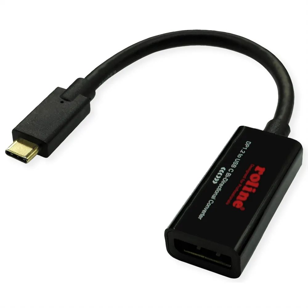 ROLINE Adapterkabel - 24 pin USB-C (M) zu DisplayPort (W)