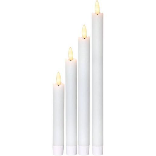 Eglo SET 4XLED-KERZE VERSCH.GRÖSSEN / EGLO FLAMME WEIß 410026