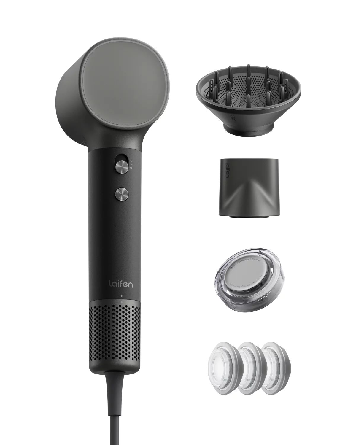 Laifen Neo Special High-Speed Hair Dryer inkl. Zubehör - Onyx Black