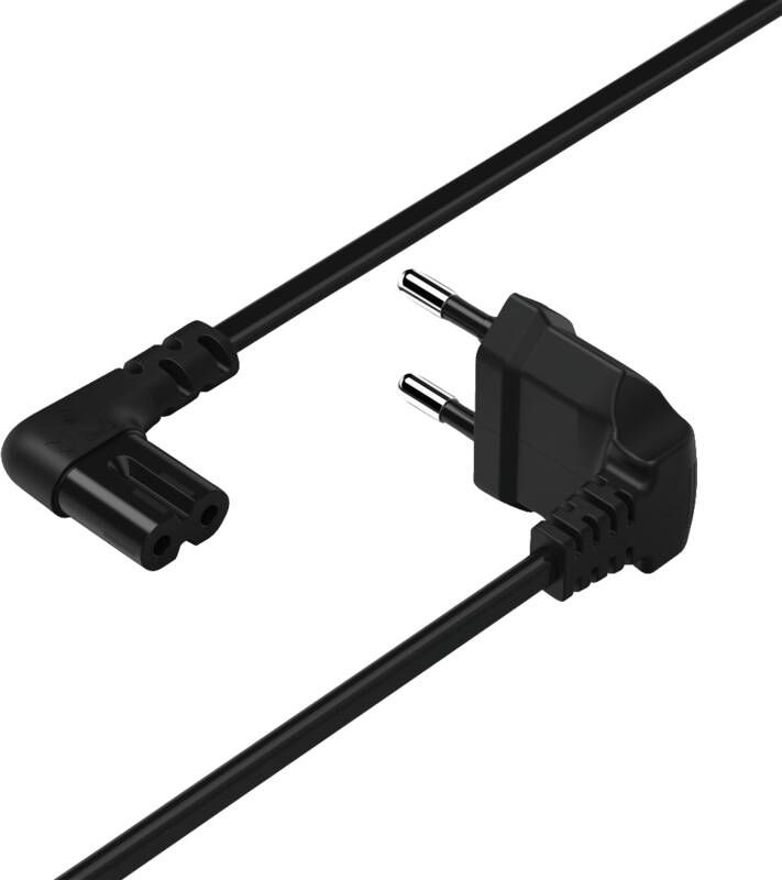 Hama 223282 EURONETZKABEL/1,5M/2F GEWINKELT