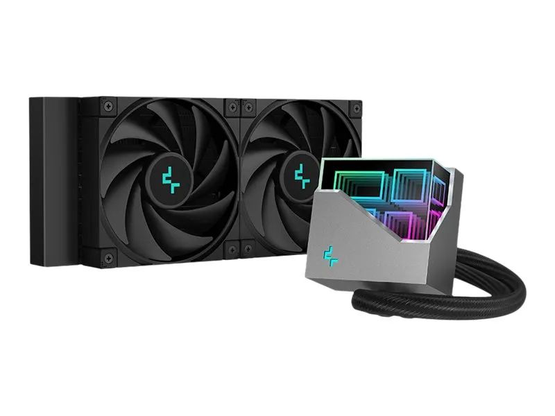 Deepcool LT520 - Prozessor-Flüssigkeitskühlsystem - High-Performance - Kühlergröße: 240 mm - (für: LGA1155, LGA2011, LGA1150, LGA2011-3, LGA1151, AM4, LGA2066, sTR4, sTRX4, LGA1200, LGA1700, AM5)