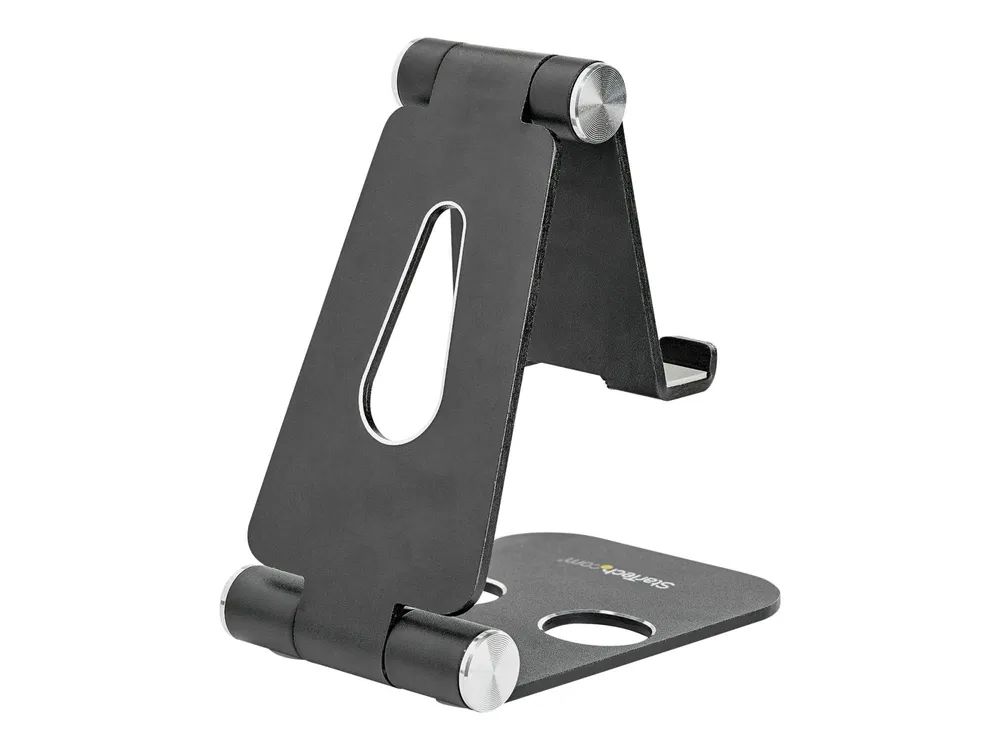StarTech.com Handy und Tablet Halterung (Faltbar, Tablet- / Handyständer, Multi-Winkel, Smartphone Halterung)
