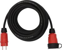 Brennenstuhl 9161100110 Strom Verlängerungskabel 16 A Schwarz Rot H07RN-F 3G 1.5 - Kabel - Verlängerungskabel