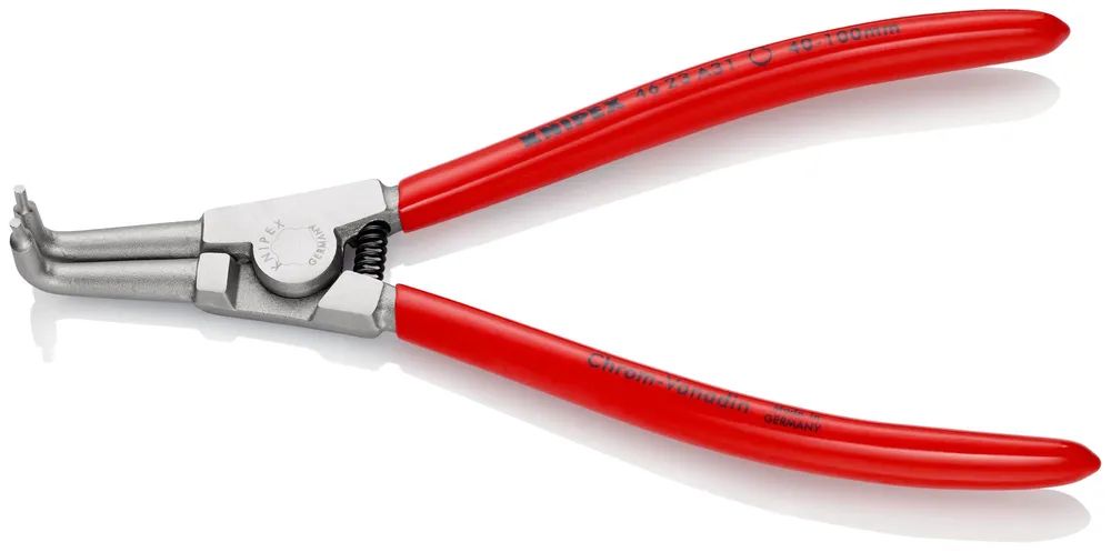 KNIPEX Sicherungsringzange für Außenringe auf Wellen mit Kunststoff überzogen verchromt 200 mm