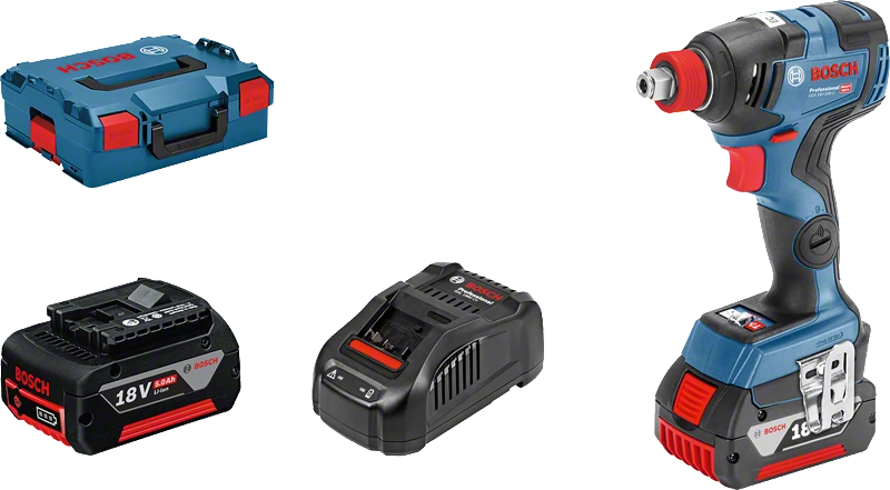 Bosch Professional GDX 18V-200 C, 2x5.0Ah, GAL 188