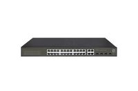 LevelOne Hilbert 28-Port Gigabit Smart Lite Switch - 24 x Gigabit RJ45 - 4 x Gigabit SFP/RJ45 Combo - Managed - L2 - Gigabit Ethernet (10/100/1000) - Vollduplex - Rack-Einbau