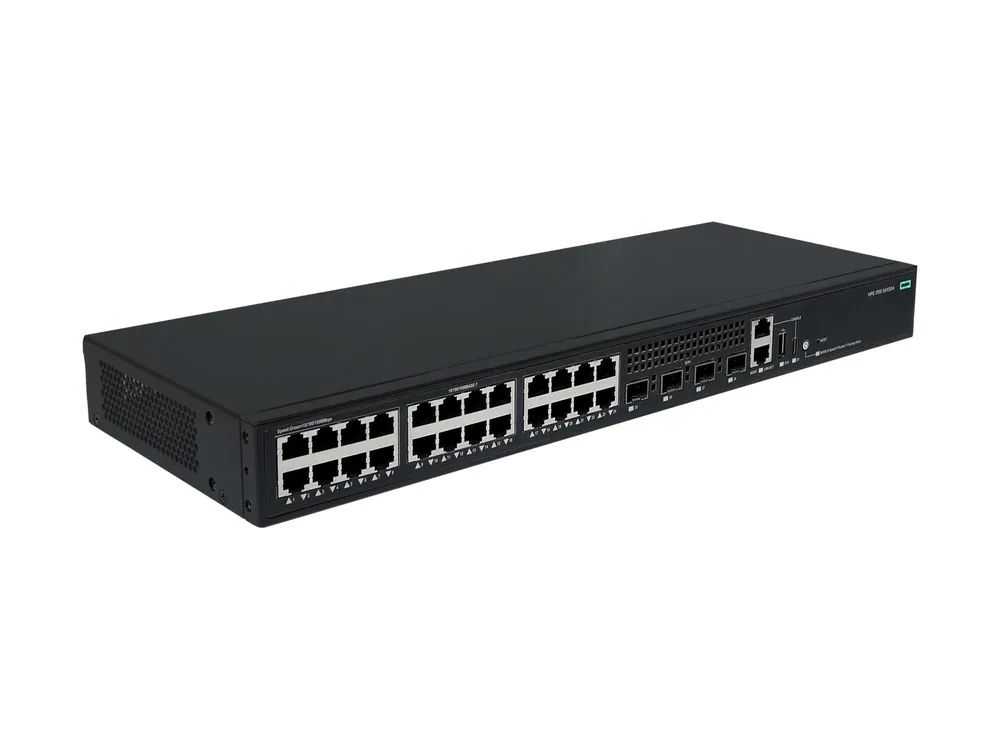 HPE Networking Comware 2150 24p 10M/100M/1G 4p SFP+ 1G/10G - Switch - L3 - managed - 24 x 10/100/1000Base-T + 4 x 1 Gigabit / 10 Gigabit SFP+ (Uplink / Stacking)