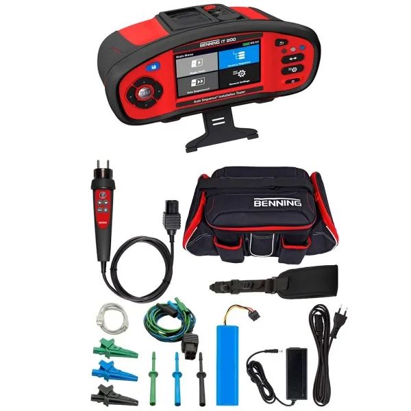 BENNING Auto Sequence Installationstester mit Touchscreen für E8101