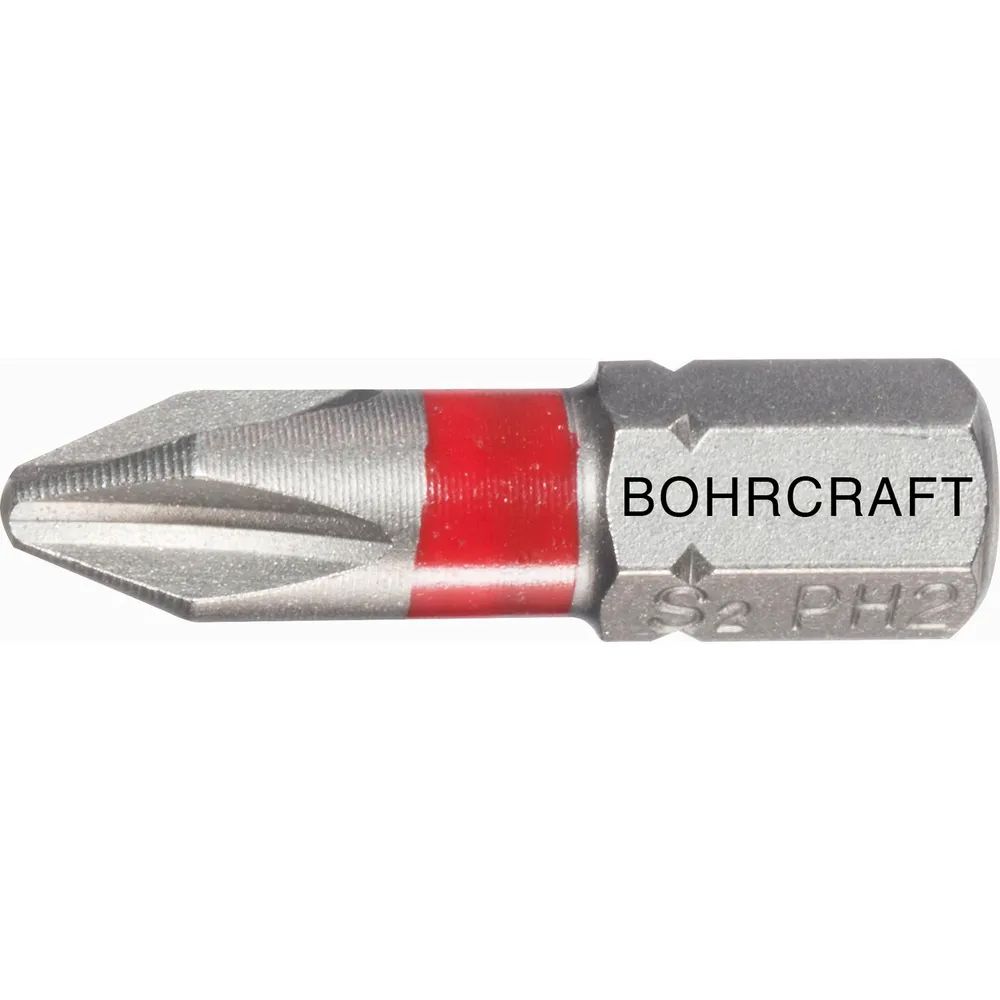BOHRCRAFT Bit-Einsatz mit Farbring 1/4sechskant PH 3 Länge 25 mm