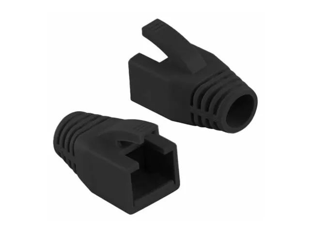 MicroConnect Strain Relief Boot Cat7 cables upto Black - Kabel