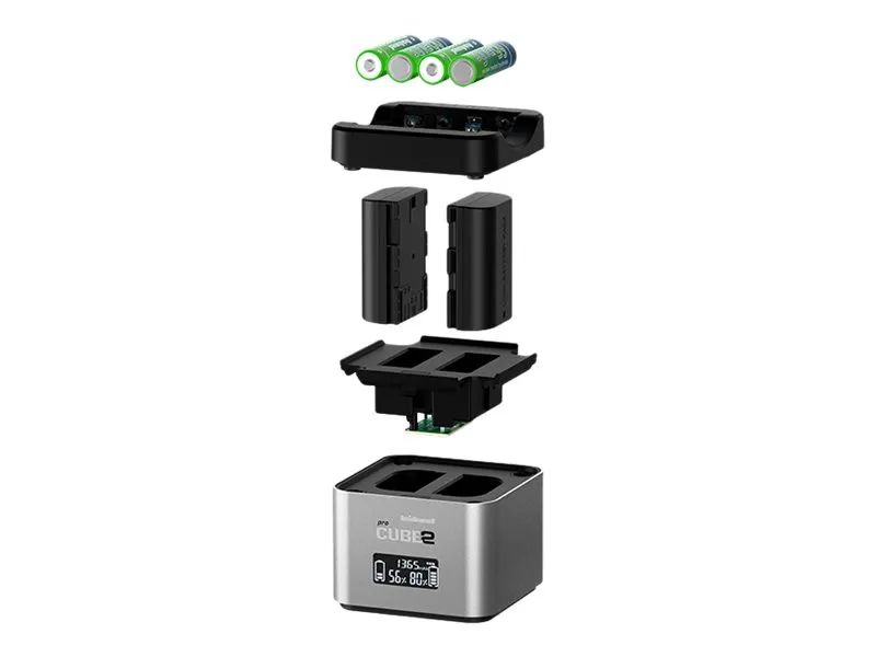 Hähnel PROCUBE2 - Batterieladegerät - (für 4xAA